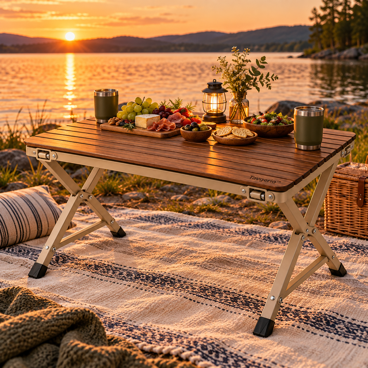 Roll-Top Picnic Table