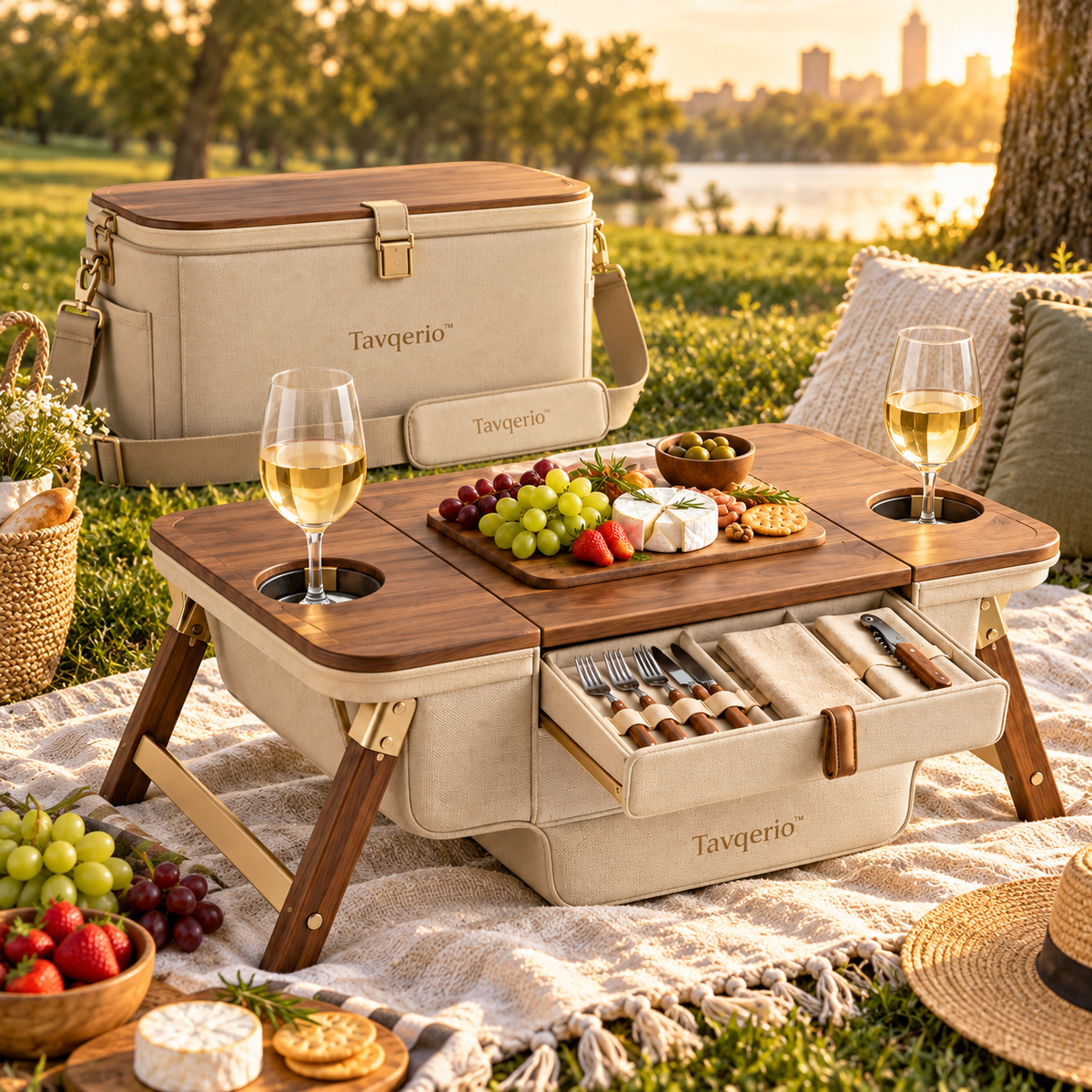 Convertible Picnic Cooler Table