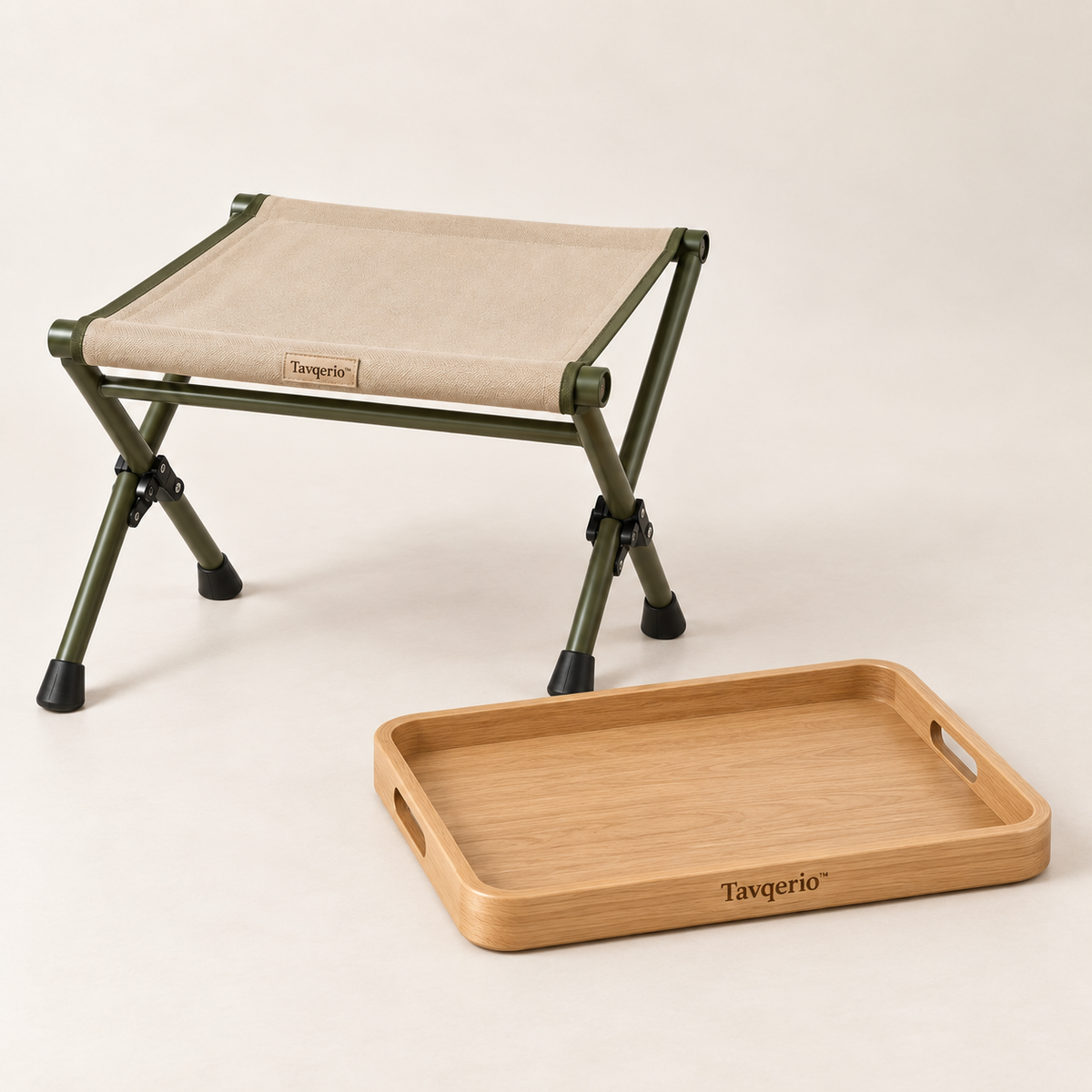 GroveSwitch Folding Picnic Stool & Tray