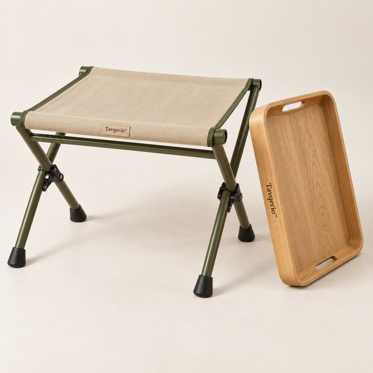 GroveSwitch Folding Picnic Stool & Tray