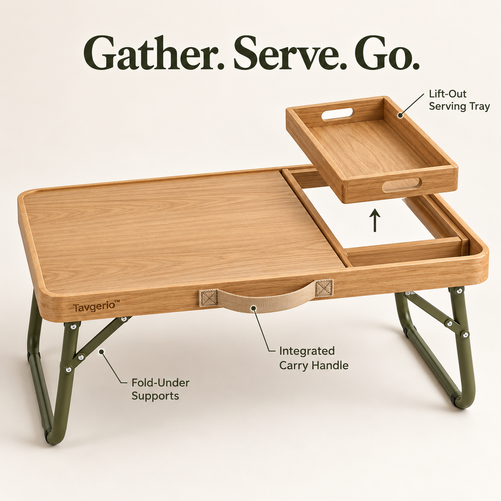 MeadowFold Tray-Top Picnic Table
