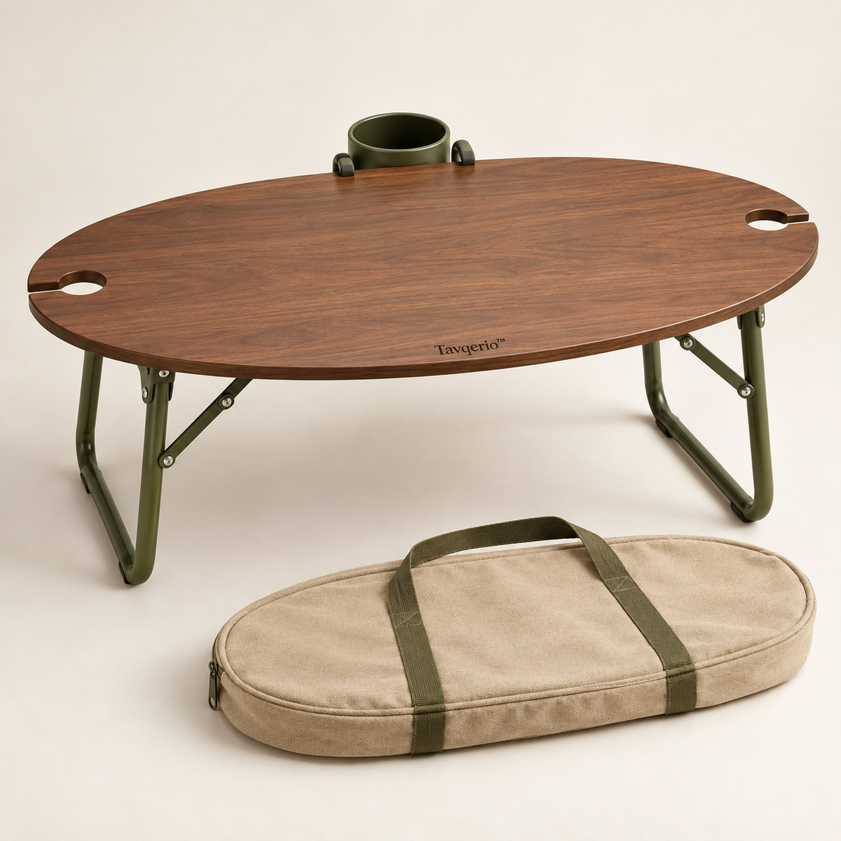 TwoSip Oval Wine Picnic Table