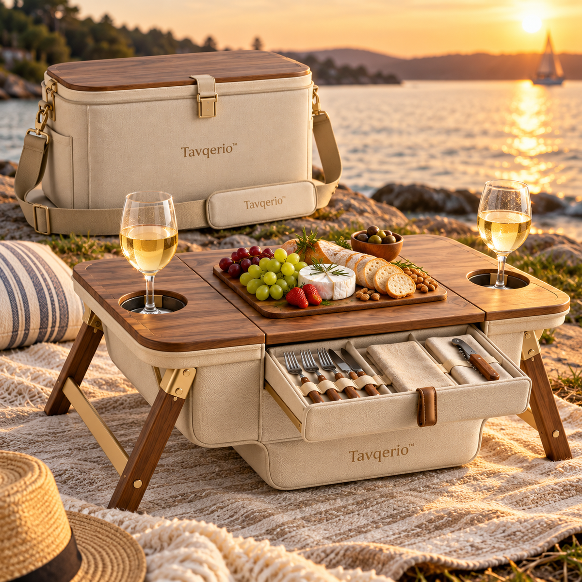 Convertible Picnic Cooler Table