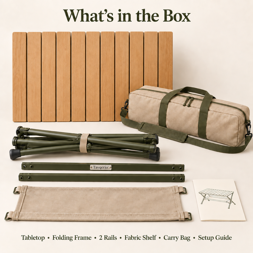SlatNest Roll-Top Picnic Table