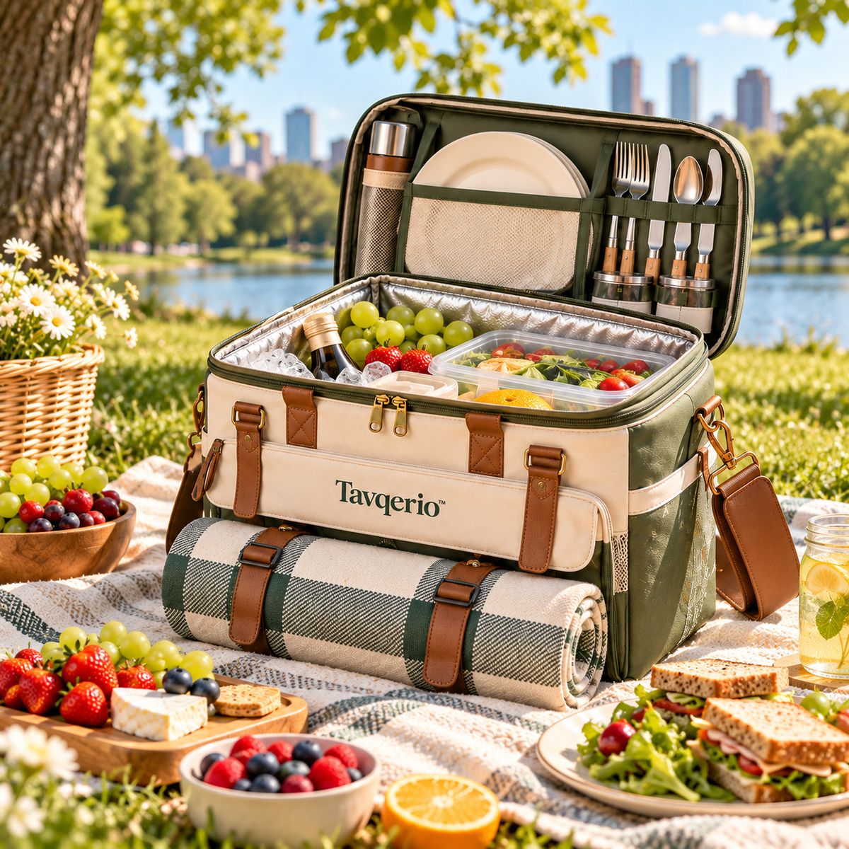 MeadowDock Modular Picnic Serving Station